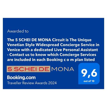 5 Schei De Mona Best Holiday Apartment With Gym In Venice Cannaregio מראה חיצוני תמונה